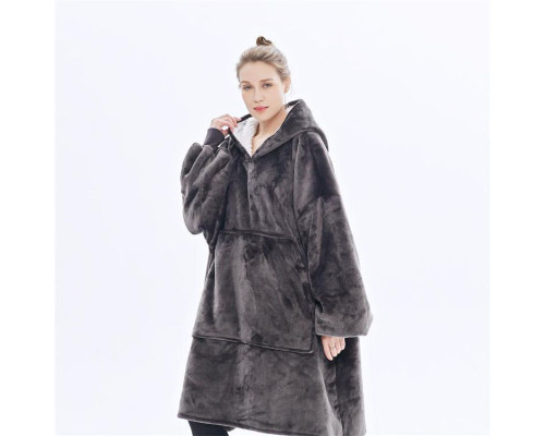 Толстовка з капюшоном Худі Huggle Hoodie ultra plush blanket hoodie (M-118) (5 шт червоні, 1 шт синя)