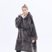 Толстовка з капюшоном Худі Huggle Hoodie ultra plush blanket hoodie (M-118) (5 шт червоні, 1 шт синя)