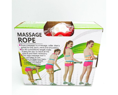 Масажер-стрічка роликовий Massage Rope (WN-18)