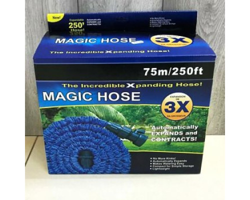 Шланг поливальний MAGIC HOSE, що розтягується, 75м/250ft