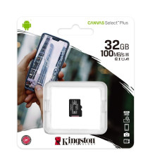 Карта пам'яті micro SDHC 32GB Kingston (class 10) (UHS-3) (БЕЗ АДАПТЕРА)