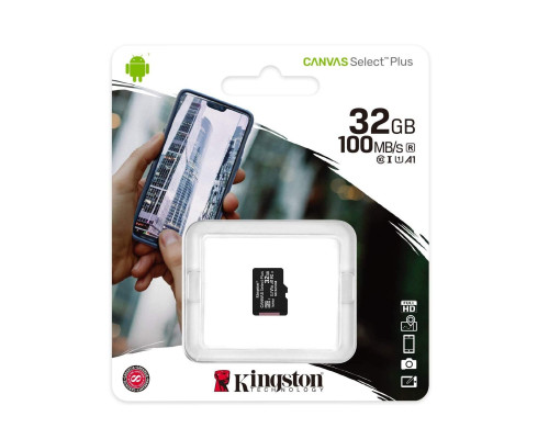 Карта пам'яті micro SDHC 32GB Kingston (class 10) (UHS-3) (БЕЗ АДАПТЕРА)