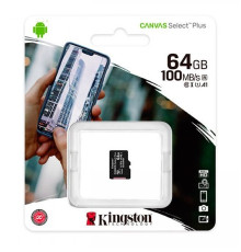 Карта пам'яті micro SDHC 64GB Kingston (class 10) (UHS-3) (БЕЗ АДАПТЕРА)