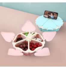 Органайзер для солодощів Peach Heart Shape 5 відсіків із підставкою для телефону (WO-27)