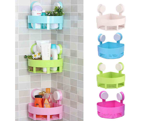 Полиця на присосках кутова для ванної Triangle Shelves (WO-15) (45)