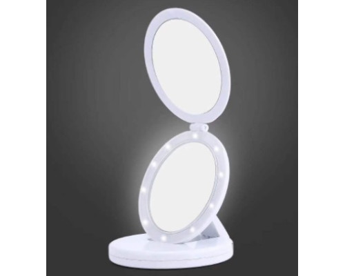 Дзеркало з LED підсвічуванням Large LED Mirror (складне, 5X) (W0-29)