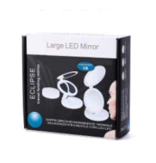 Дзеркало з LED підсвічуванням Large LED Mirror (складне, 5X) (W0-29)