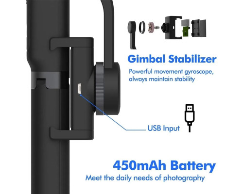Селфі штатив-стабілізатор автоматичний збалансований Gimbal GS-30