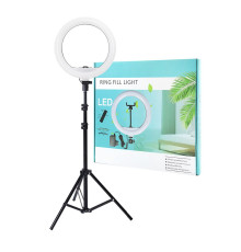 Кільцева LED лампа CXB-300 (1 кріплення) (30см) USB