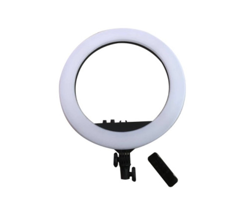 Кільцева LED лампа RL-18 II 55W (USB) (WiFi-пульт) (45см) (3 кріплення) (сумка)