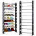 Полиця для взуття Shoe rack (10 полиць, 30 пар) (25Wх7.9"Dх60.6H) 8060