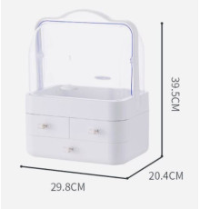 Органайзер для косметики 4 секції великий (білий) YM206-2 Three Drawers