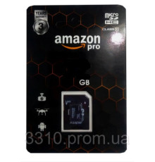 Карта пам'яті micro SDHC 8GB Amazon pro (class 10) (З АДАПТЕРОМ)