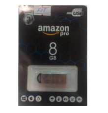 Флеш накопичувач USB 8Gb Amazon pro FIT (метал)