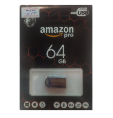 Флеш накопичувач USB 64Gb Amazon pro miniFIT (метал)