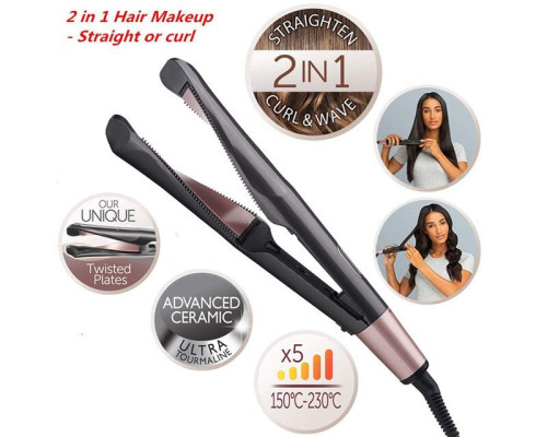 Плойка спіральна HAIR CURLER 106 2в1 (WM-002)
