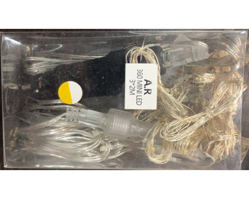 Гірлянда RD-200 Штора вулична 360LED 3х2м 220В + блок живлення + 8 режимів + заглушка хвостова Колір ламп-Мікс