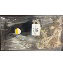 Гірлянда RD-202 Штора вулична 360LED 3х2м 220В + блок живлення + 8 режимів + заглушка хвостова Колір ламп-Білий