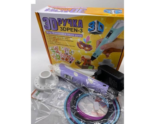 Ручка 3D з екраном 3DPEN-3 (пластик – PLA високої t°)