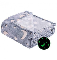 Ковдра світиться BLANKET розмір 160*180 см (СІРА, РОЖОВА)