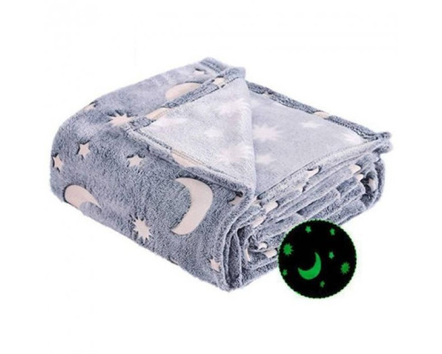 Ковдра світиться BLANKET розмір 160*180 см (СІРА, РОЖОВА)