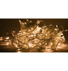Гірлянда RD-067 Штора 100LED 2.2м*0.6м, Провід-Білий, Колір ламп-Теплий