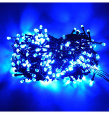 Гірлянда RD-7067 300LED ВУЛИЦЯ Дрот-Чорний Колір ламп-Синій