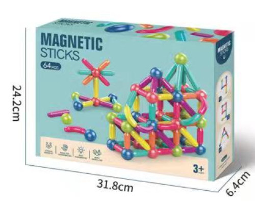 Магнітний конструктор FD136/Hl-2125 64 деталі