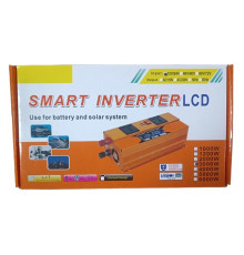 Перетворювач напруги з 12V/24V→220V (3000W) LCD SMART