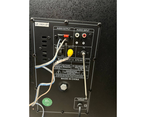 Комплект потужної акустики UF-1531-DT 400W (USB/Bluetooth) 
