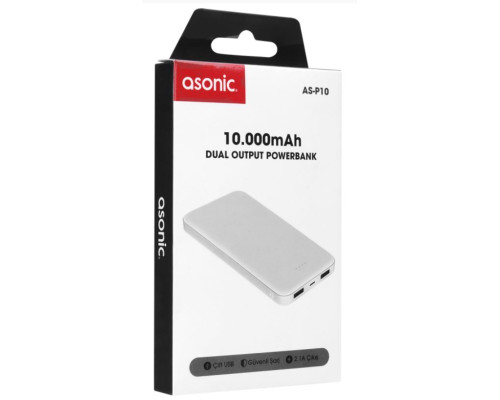 Power Bank 10000 mAh ASONIC AS-P10