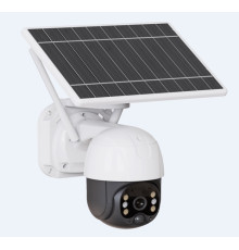 Камера відеоспостереження PTZ вулична з сонячною панеллю (SOLAR LOW POWER CAMERA TQ1-X30-4GEU) (ICSEE 3MP) (оригінал)