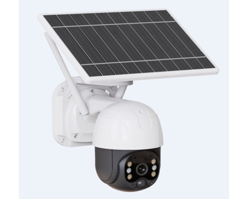 Камера відеоспостереження PTZ вулична з сонячною панеллю (SOLAR LOW POWER CAMERA TQ1-X30-4GEU) (ICSEE 3MP) (оригінал)