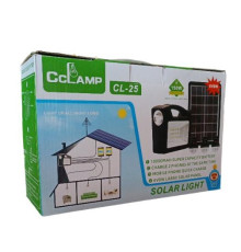 Ліхтар CL-25 Power Bank із сонячною панеллю+лампочки 3шт