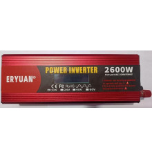 Перетворювач напруги з 12V→220V 2600W ЧИСТИЙ СИНУС LCD Z1A