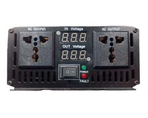 Перетворювач напруги з 12V→220V 3500W ЧИСТИЙ СИНУС LCD Z1B