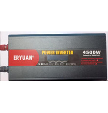 Перетворювач напруги з 12V→220V 4500W ЧИСТИЙ СИНУС LCD