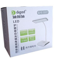 Лампа настільна DIGAD 1937 (Сенсор) (48LED-5730) (4W) (3000-6000K) (Акуум-18650 2шт (6000mAh))
