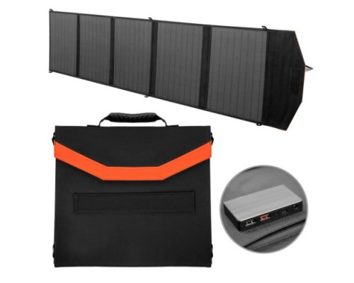Інвертор акумуляторний/зарядна станція EP-JB 1000W 12V/60Ah (LiFePO4) + сонячна панель 18V 100W