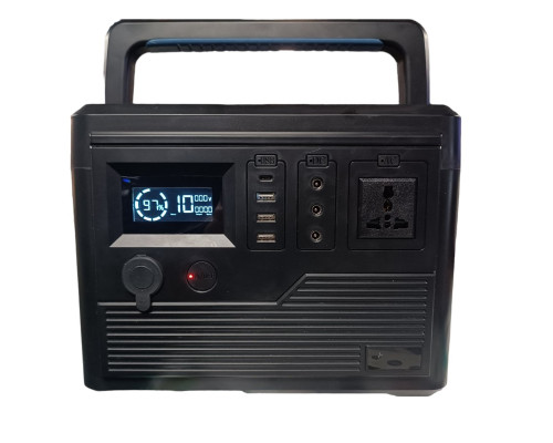 Інвертор акумуляторний/зарядна станція EP-JB 1000W-P 12V/50Ah (LiFePO4) + сонячна панель 18V 100W