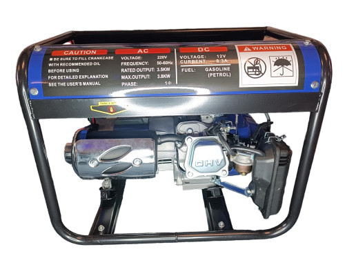Генератор бензиновий Renyuwang RS18000E (3,2-3,5KW) (AVR) (Електростартер) (Бак-15л) (Ніжки)