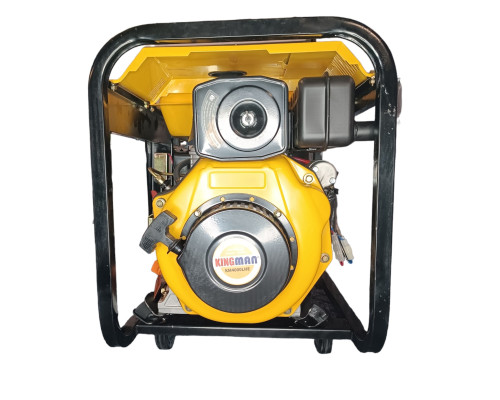 Генератор дизельний Kingman Diesel KM4000LHE (3,5-4KVA) (AVR) (Електростартер) (Бак-13,5л) (Коліса/ручки)
