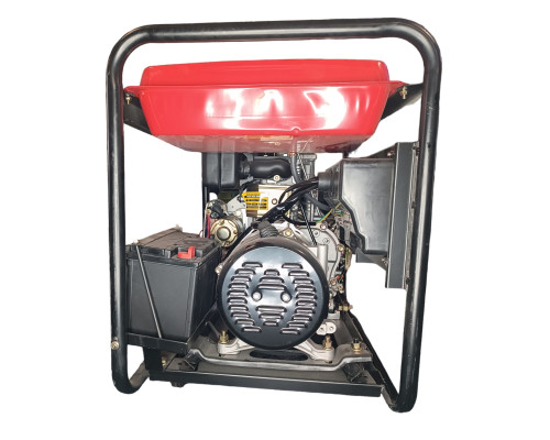 Генератор дизельний Kingman Diesel KM7000LHE (7-7,5KVA) (AVR) (Електростартер) (Бак-13,5л) (Коліса/ручки)