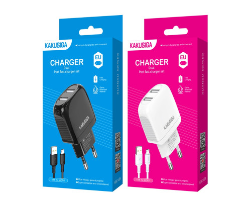 Зарядний пристрій 220V KAKUSIGA KSC-694 Xuan Speed Series Lightning (Apple)