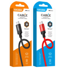 Кабель USB-Lightning(Apple) KAKUSIGA KSC-652 YouXiang Series (алюміній плетений) 1м