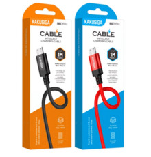 Кабель USB-MicroUSB KSC-652 Kakusiga YouXiang Series (алюміній плетений) 1м