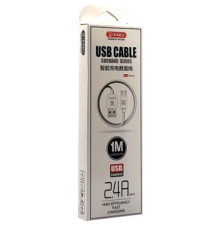 Кабель USB-Lightning(Apple) KSC-060 Kakusiga Speed Series 1м, 2.4А