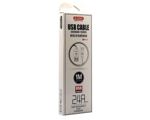 Кабель USB-MicroUSB KSC-060 Kakusiga Speed Series 1м, 2.4А