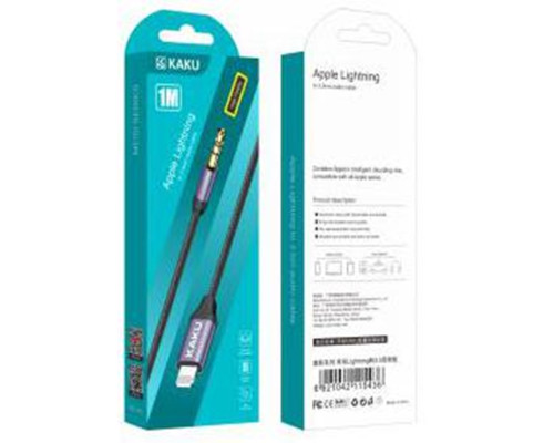 Кабель Lightning(Apple)-AUX KAKU KSC-427 Audio Cable Series