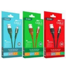 Кабель USB-Lightning(Apple) KAKU KSC-418 Flash Auclear Series 1м, 3.2А